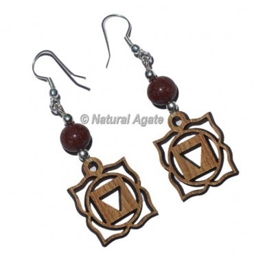 Root Chakra Laborite Earrings