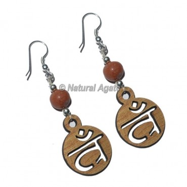 Sacral Chakra Rose Quartz Earrings