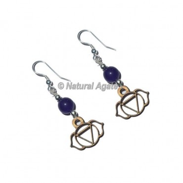 Amethyst Brow Chakra Earrings