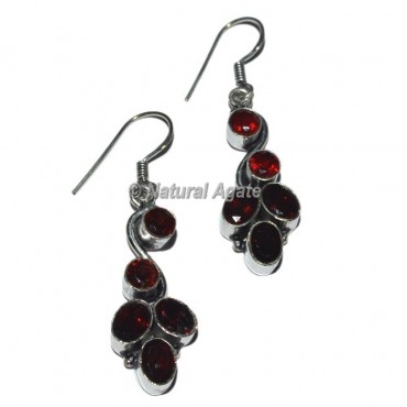 Red Stone Earrings