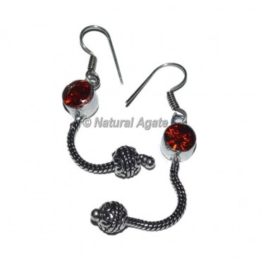 Red Stone New Fashion Earrings