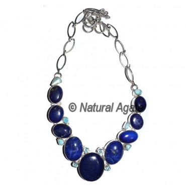 Lapis Lazuli Oval Necklace