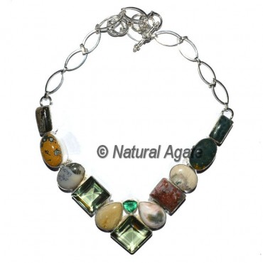 Assorted Gemstones Necklace