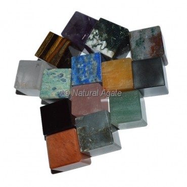 Mix Gemstone Cubes