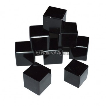 Black Agate Cubes