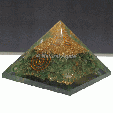 Green Jade Orgone Pyramid
