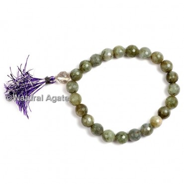 Labradorite Faceted Healing Yoga Bracelet