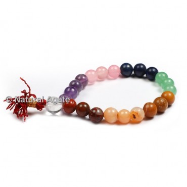 Seven Chakra Healing Yoga Bracelet