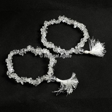 Crystal Quartz Chips Healing Yoga Bracelet