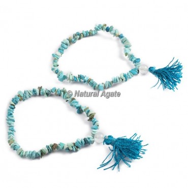 Turquoise Chips Healing Yoga Bracelet