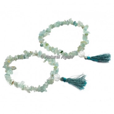 Green Fluorite Chips Healing Yoga Bracelet