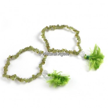 Peridot Chips Healing Yoga Bracelet