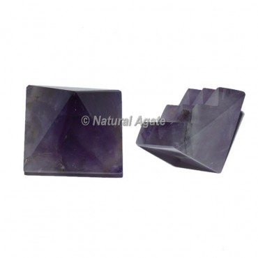 Amethyst Lemurian 9 Cut Vastu Pyramid