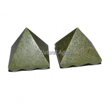 Pyrite Lemurian 9 Cut Vastu Pyramid