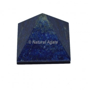 Lapis Lazuli Lemurian 9 Cut Vastu Pyramid