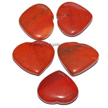 Red Jasper Hearts