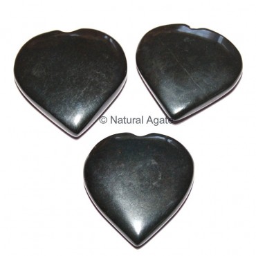 Black Agate Hearts