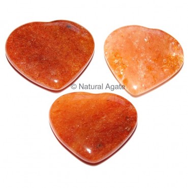 Golden Quartz Hearts