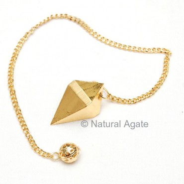 Golden Plated Metal Pendulums
