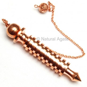 Nine Isis Copper Pendulums