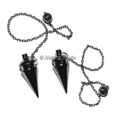 Egyptian carved Black Copper Pendulums