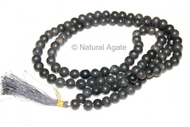 Black Agate Mala Beads