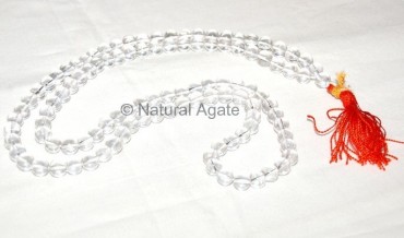 Crystal Quartz Midum Grade Quality Mala