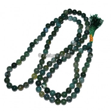 Moss Agate Japa Mala