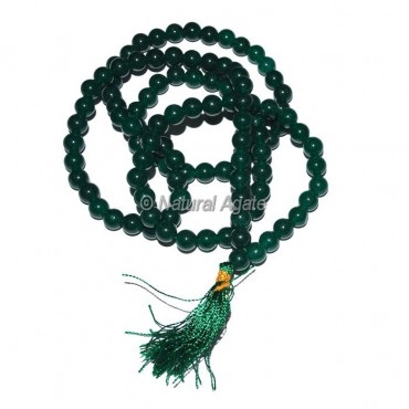 Dark Green Jade Jap Mala