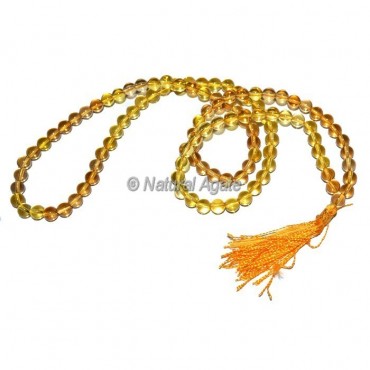 Citrine 108 Beads Jap Mala