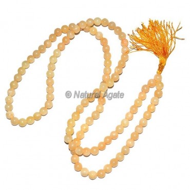 Golden Quartz High Quality Jap Mala