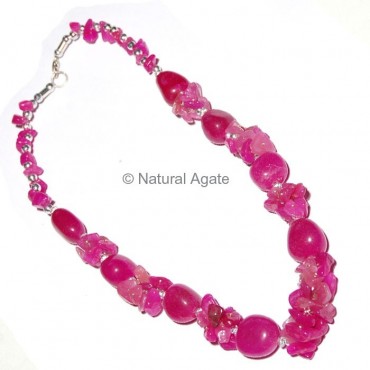 Pink Ruby Necklace