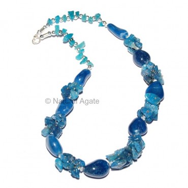 Blue Agate Necklace