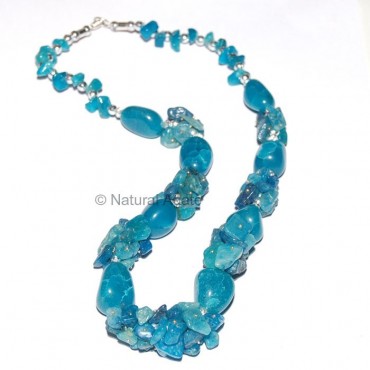 Blue Agate Necklace