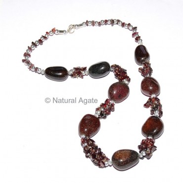 Brown Onyx Necklace