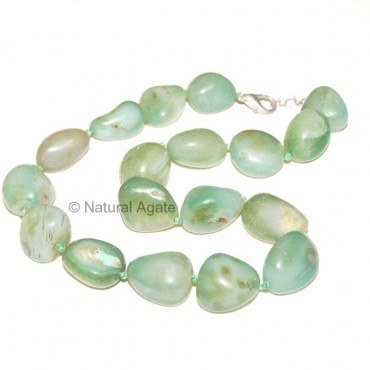 Green Onyx Tumbled Necklace