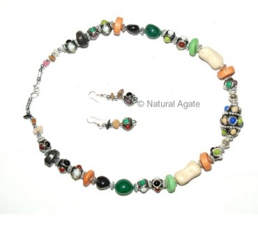 Multi Stone Necklace