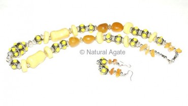 Yellow Multi Necklace