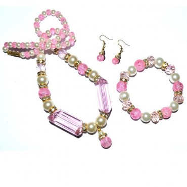 Glass Beads Fashion Necklace