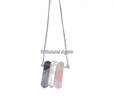 Crystal Quartz stone Necklace