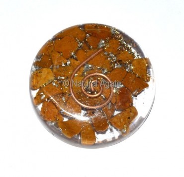 Yellow Jasper Orgone Disc