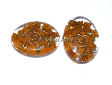 Yellow Jasper Orgone Oval