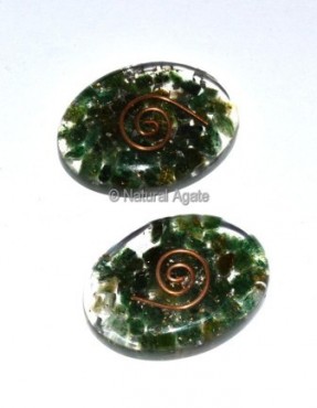 Green Jade Orgone Oval