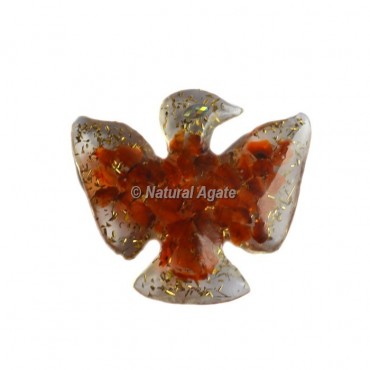 Red Carnelian Orgone Bird