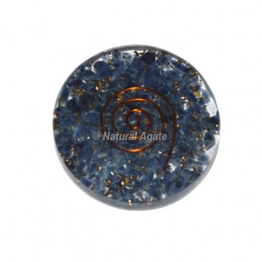 Iolite Orgone Disc Cab