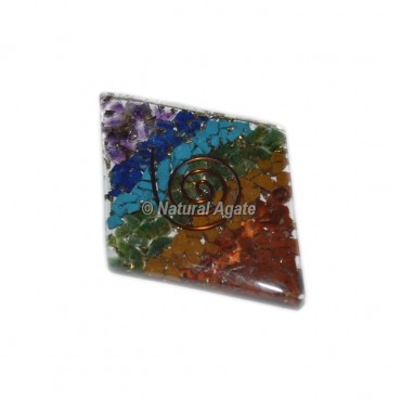 Seven Chakra Orgone Rhombus