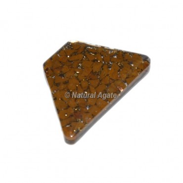 Yellow jasper Orgone Trapezoid Cab