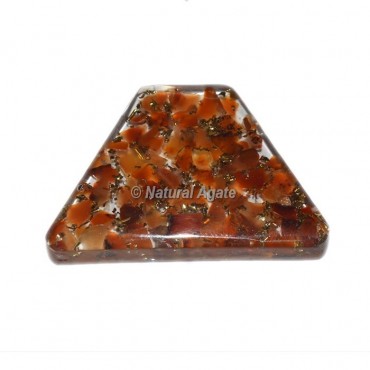 Red Carnelian Orgone Trapezoid Cab