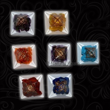 Orgone Chakra Pyramids Sets