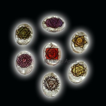 Printed Orgone Chakra Symbol Set